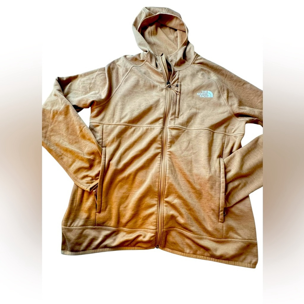 🏔️The North Face CANYONLANDS Hoodie Fleece Jacket Men’s NF0A5G9U Tan